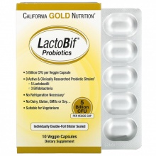   California Gold Nutrition LactoBif probiotics 5   10 