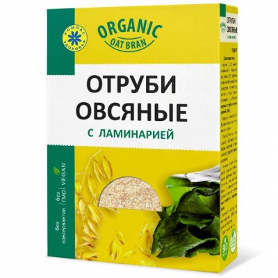 Отруби овсянные с ламинарией 200гр*18