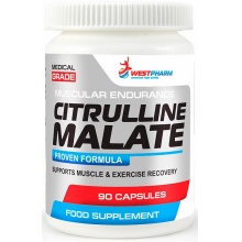 Аминокислота WestPharm Citrulline Malate 500 мг 90 капсул