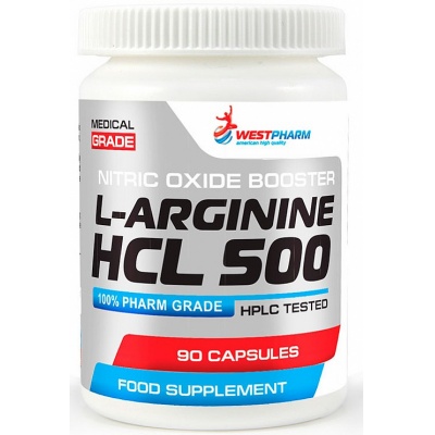  WestPharm L-Arginine HCL 500 500  90 