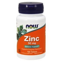 Витамины NOW Zinc Gluconate 50 mg 100 таблеток