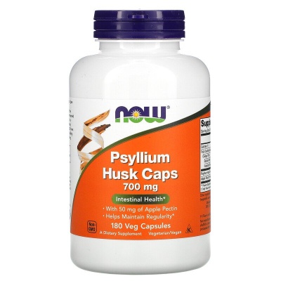 Специальный препарат NOW Psyllium Husk 180 капсул