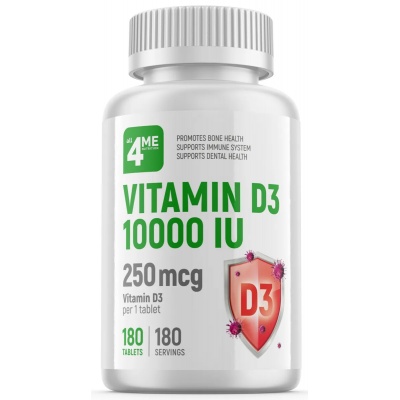  4ME Nutrition Vitamin D3 10000 IU 180 