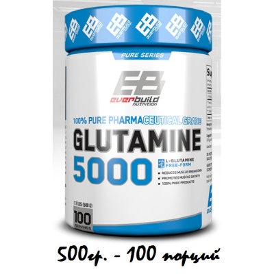  EverBuild Nutrition Glutamine 5000 500 