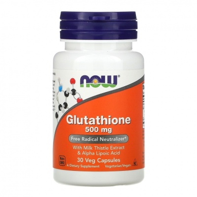 Специальный препарат NOW Glutathione 500 мг 30 капсул