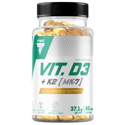 Витамины Trec nutrition Vitamin D3 + K2 60 капсул