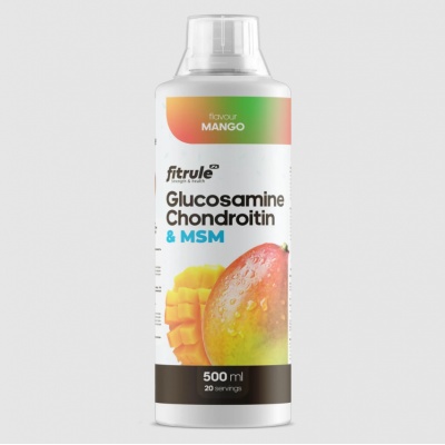  FitRule Glucosamine + Chondroitine + MSM 500 